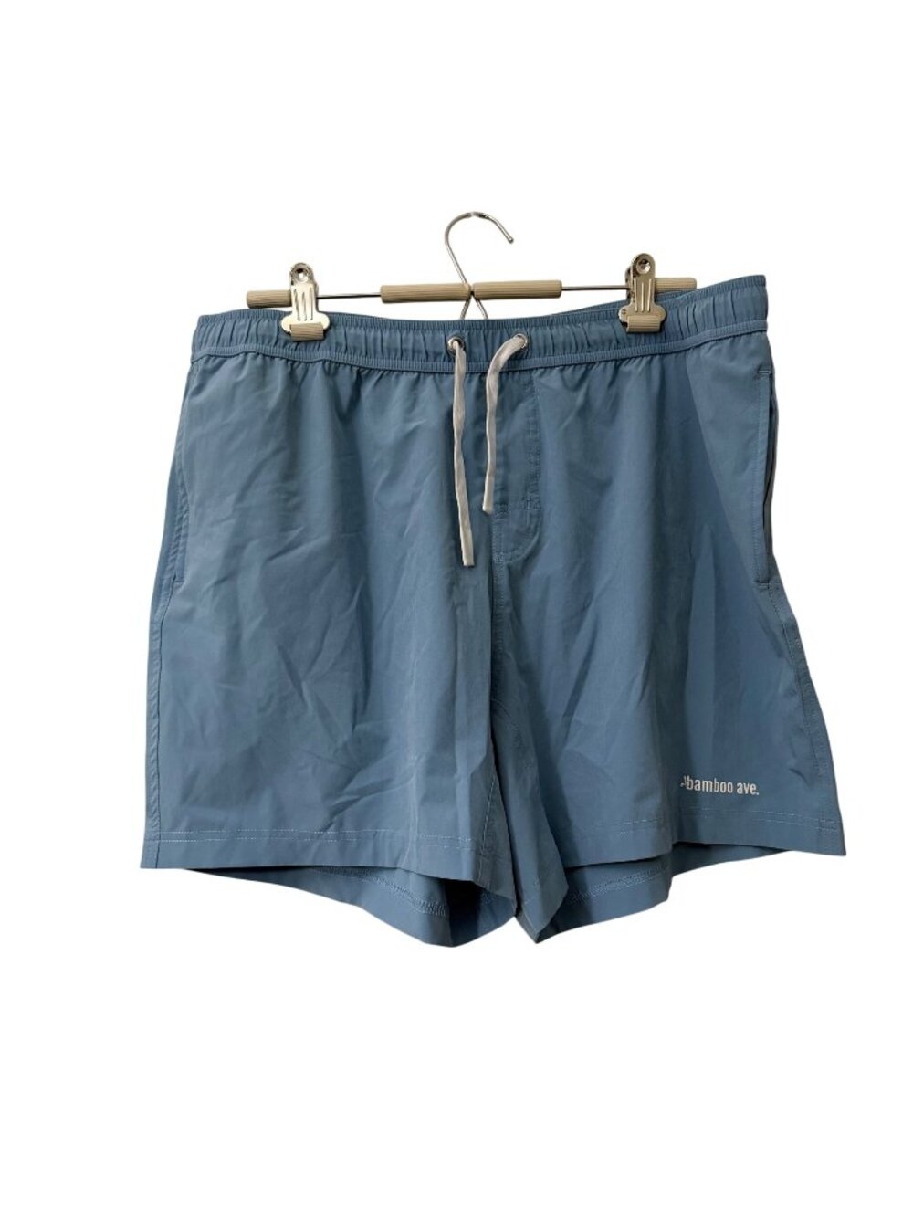Bamboo Ave Blue Lightweight Athleisure Gym Running Shorts Mens Size 2XLarge